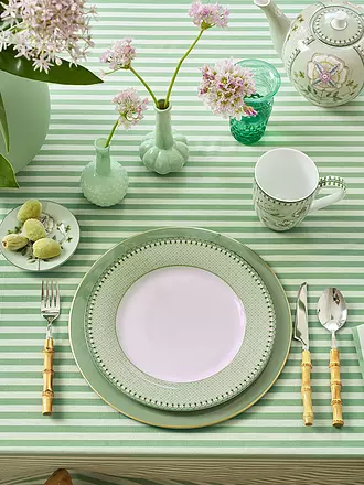 PIP STUDIO | Assiette plate LILY & LOTUS 26,5cm Tiles Lilac | hellgrün